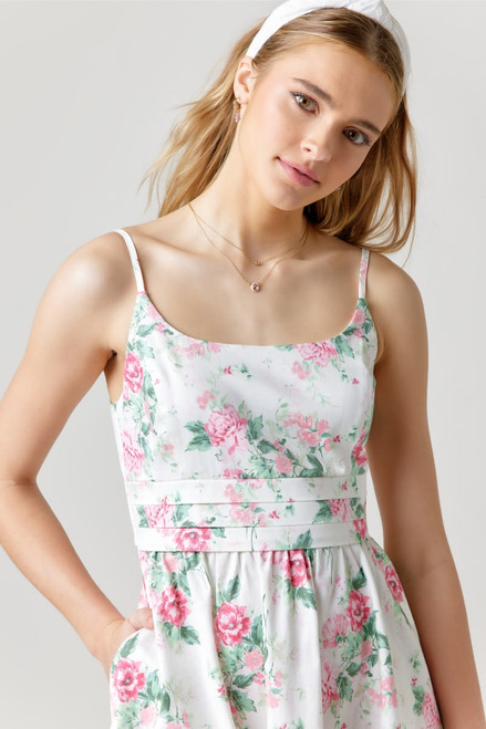 Diana Sleeveless Floral Mini Dress