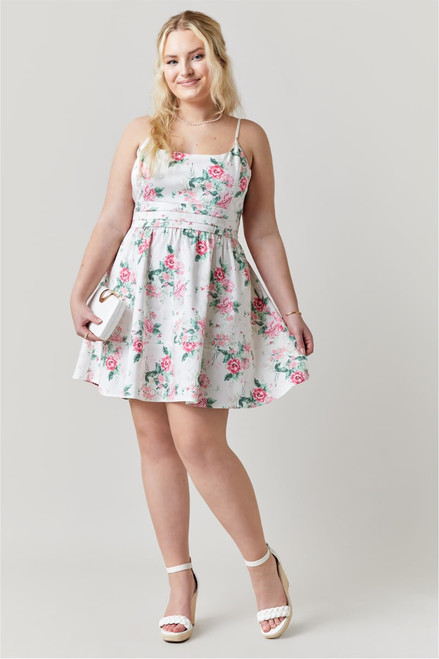 Diana Sleeveless Floral Mini Dress