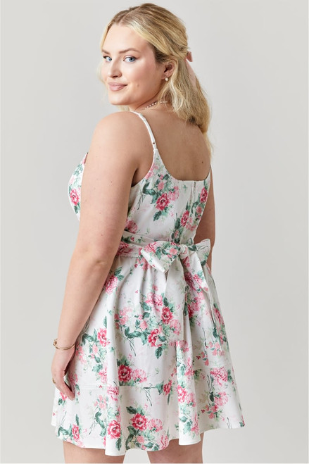 Diana Sleeveless Floral Mini Dress