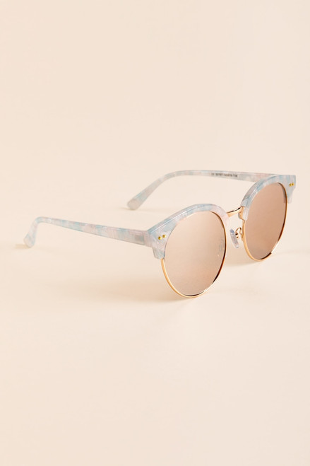 Brooke Marbled Frame Sunglasses