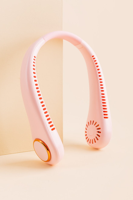 Cool Breeze Neck Fan Pink