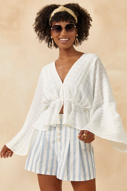 Emma Long Sleeve Kimono Top - francesca's