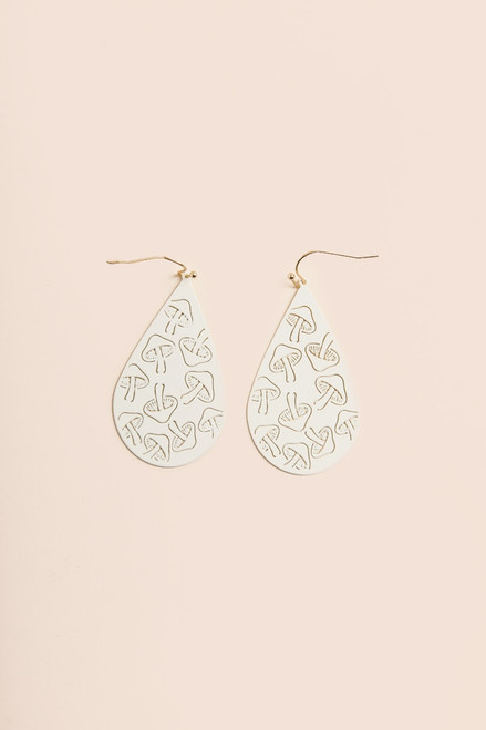 Talia Mushroom Filigree Earrings