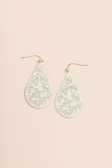 Talia Mushroom Filigree Earrings