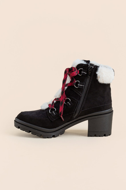 Andrea Fur Hiker Boots