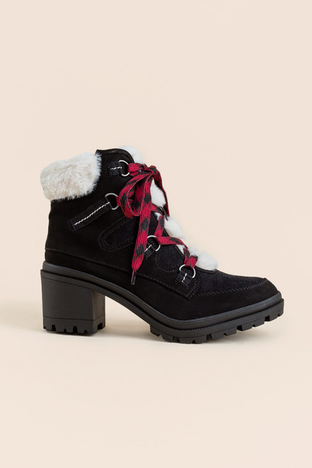 Andrea Fur Hiker Boots