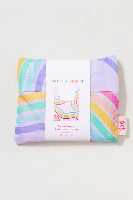 Twist and Shout Emotional Rollercoaster Reusable Tote