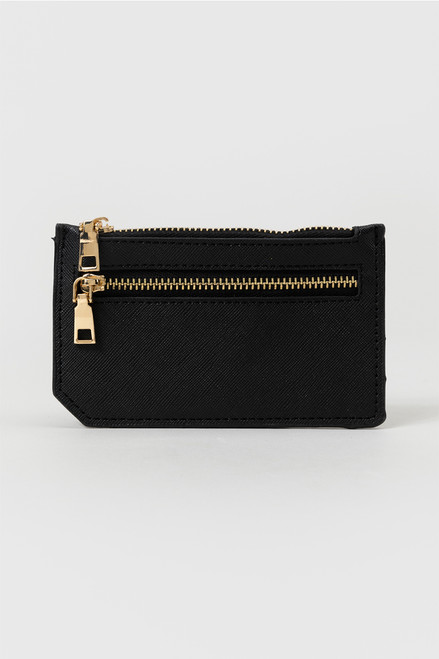 Val Zip Top Long Card Case