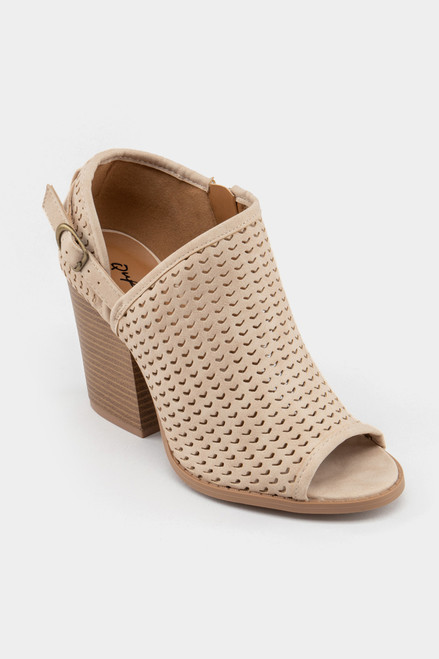 Qupid Barnes Perforated Bootie