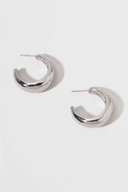 Milee Bold Tapered Hoop Earrings