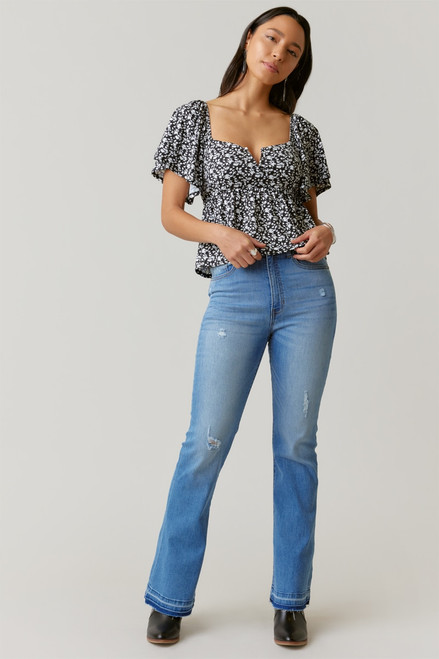 Marla Floral Bow Back Top