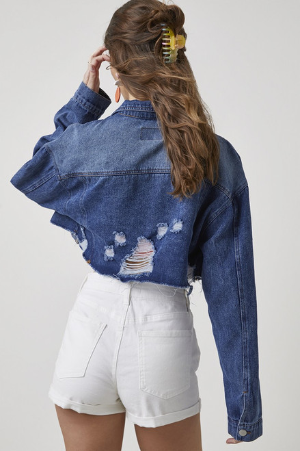 Wren Crop Denim Jacket