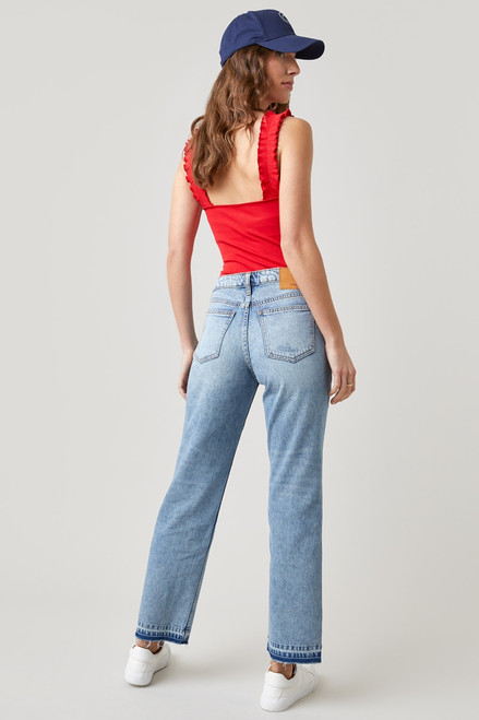 Sutton Mid-Rise Straight Jeans