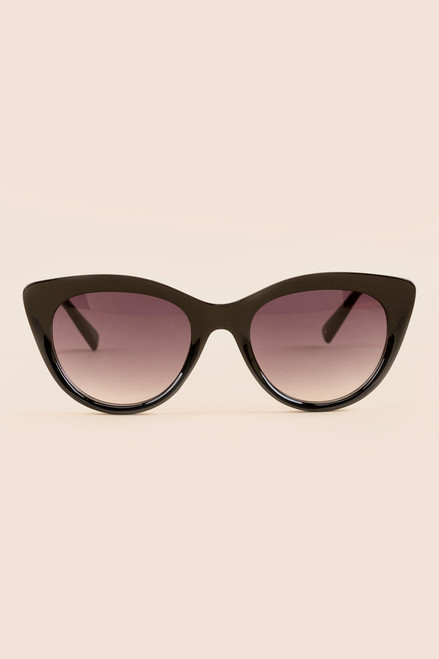 Cassandra Round Cateye Sunglasses