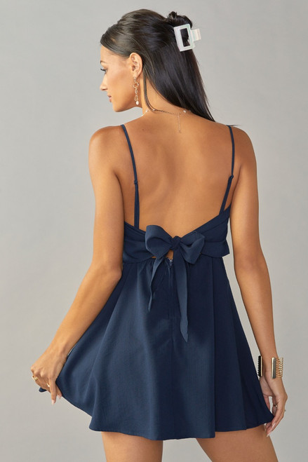 Emmy Tie Back Mini Dress