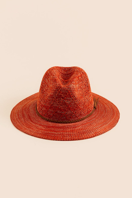 Lizeth Diamond Weave Panama Hat