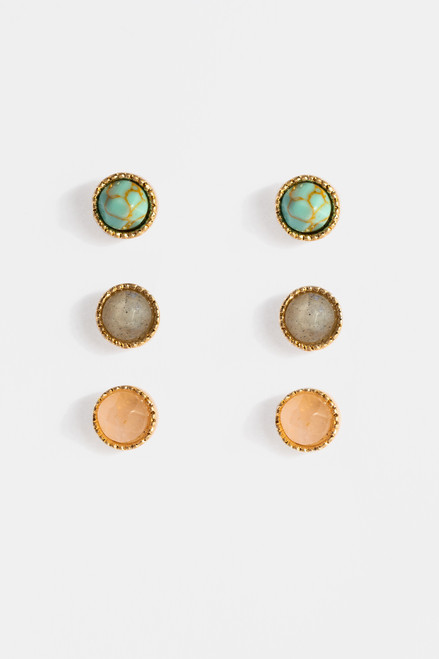 Nia Semi Precious Stud Set