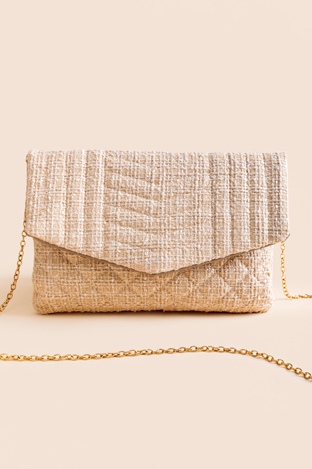 Amina Quilted Clutch