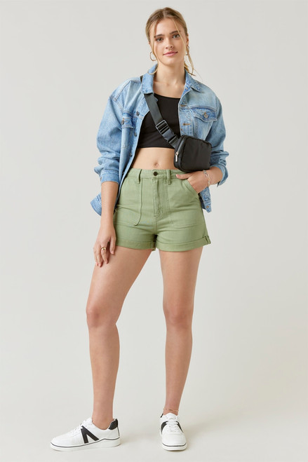 Carmen High Rise Utility Shorts