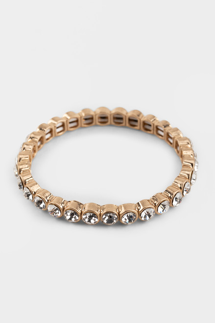 Morgan Crystal Bezel Stretch Bracelet