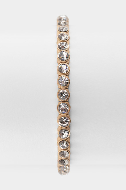 Morgan Crystal Bezel Stretch Bracelet