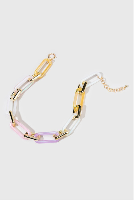 Tatiana Multi Color Chain Necklace