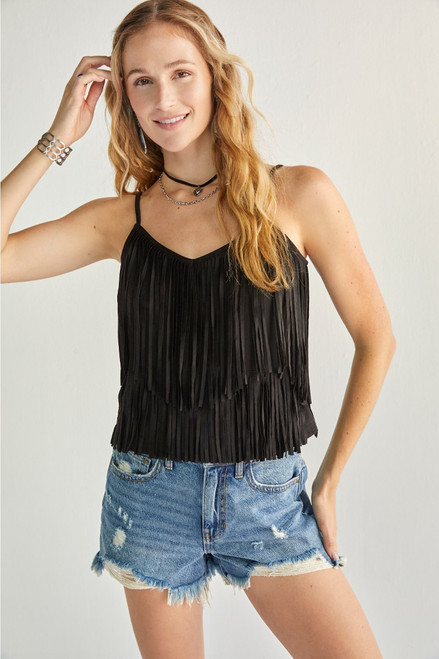 Tara Fringe Tank Top