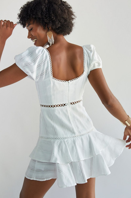 Lira Crochet Waisted Mini Dress