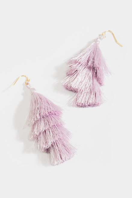 Julieta Layered Tassel Earrings