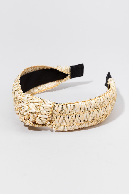 Deanne Raffia Top Knot Headband