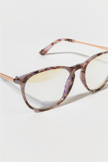 Olivia Blue Light Round Glasses