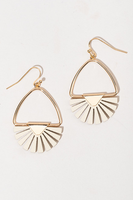 Wanda Leather Drop Earrings