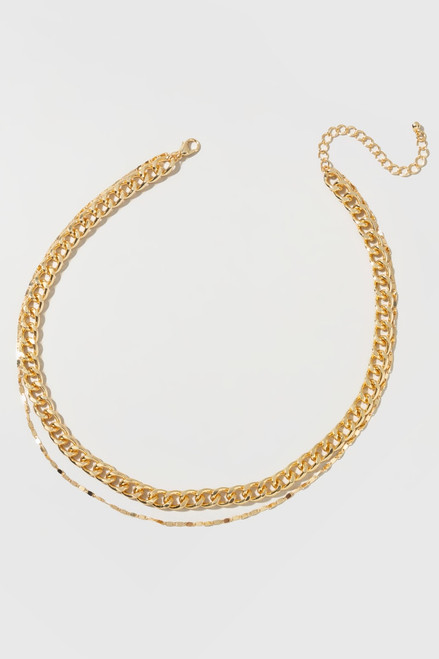Jemma Flat Chain Layered Necklace