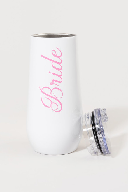 Stainless Steel Champage Tumbler Bride