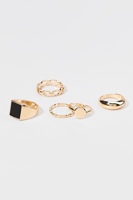 Deidre Gold Ring Set