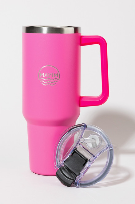 Mayim Stainless Steel Hot Pink Coffee Mug