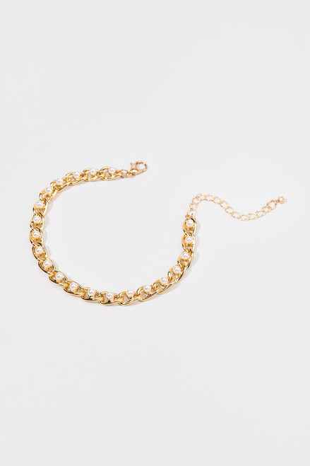 Alayna Golden Pearl Bracelet