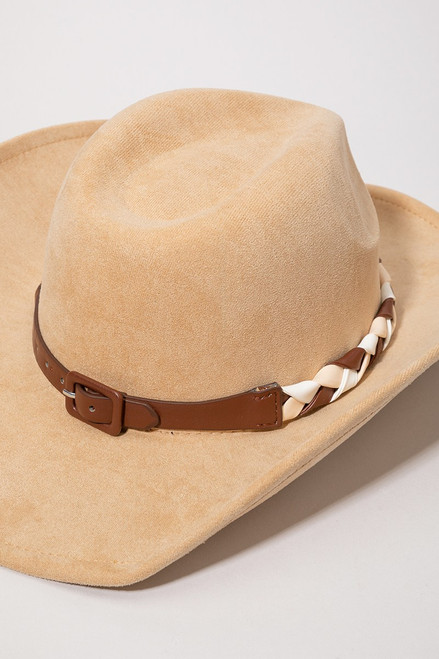 Cassandra Suede Cowboy Hat