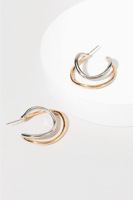 Elissa Double Hoop Earrings