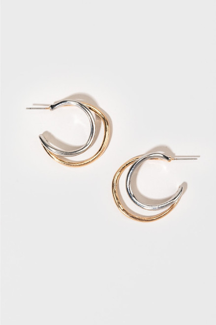 Elissa Double Hoop Earrings