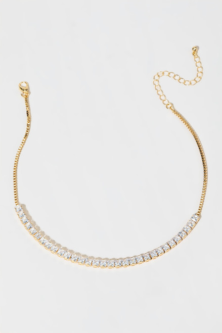 Jonelle Golden Diamond Necklace