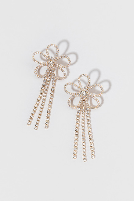 Sharla Crystal Flower Earrings