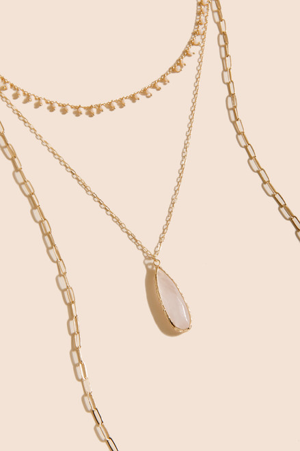 Madeline Layered Semi-Precious Stone Necklace