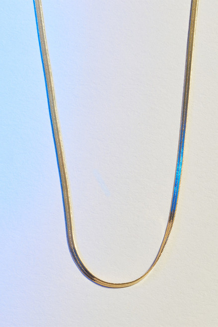Demi-Fine Gold Plated Dainty Snake Chain Necklace