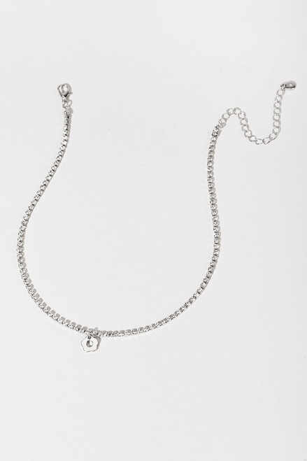 Carlisa Silver Pendant Necklace