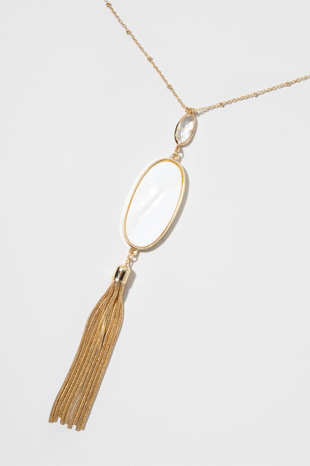 Sabryna Long Pendant Necklace