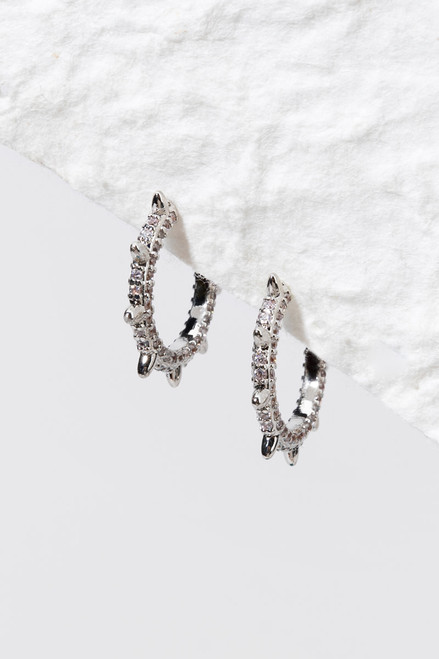 Eugenia Spikes Hoop Earrings