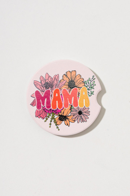 MAMA Floral Car Coaster