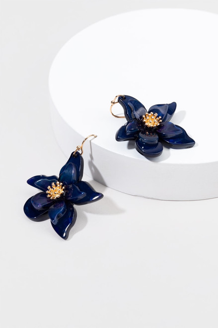 Koral Resin Flower Drop Earrings