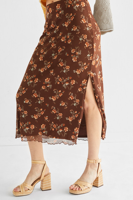 Kelsey Floral Midi Skirt